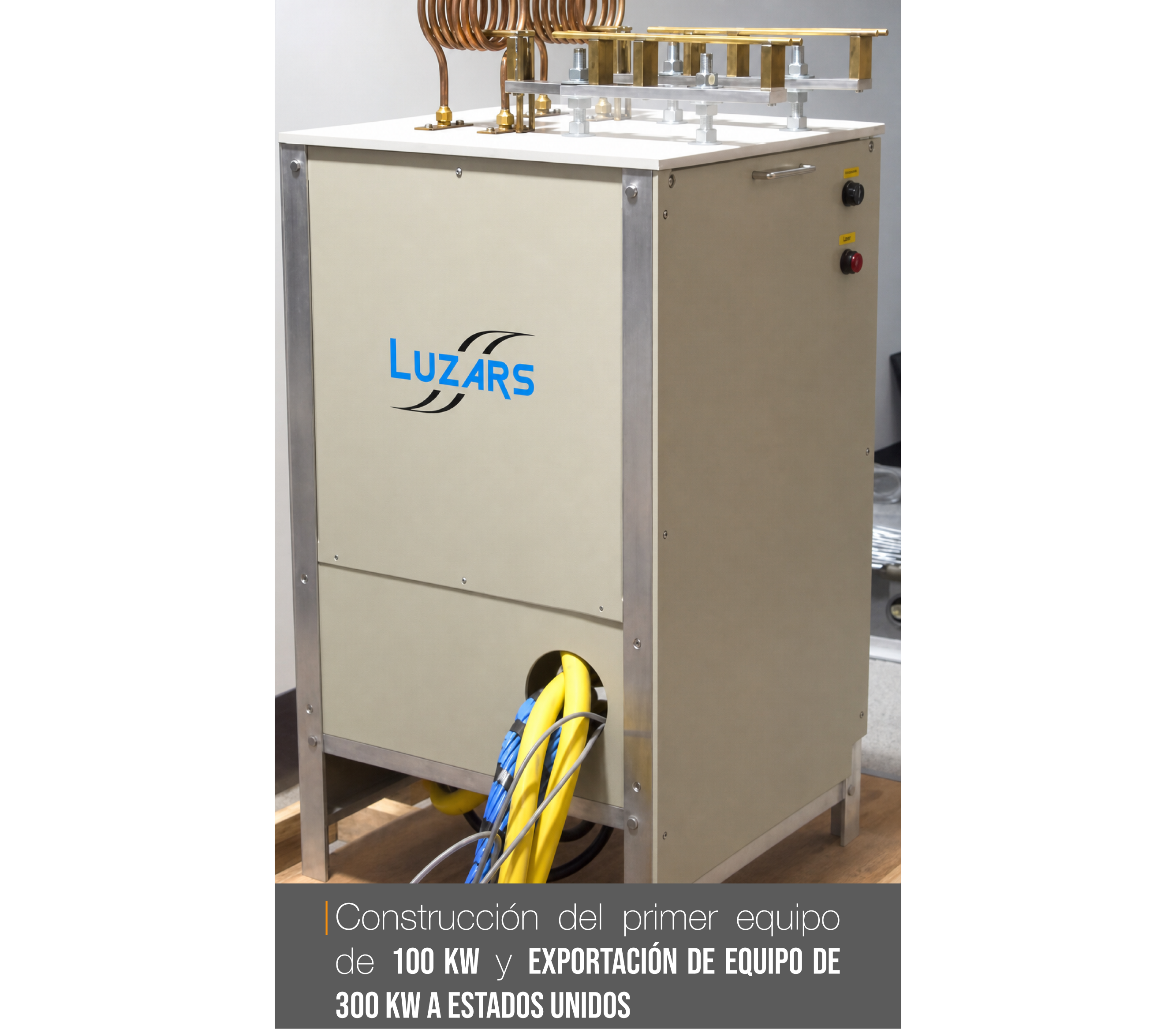 Primer equipo de calentamiento por induccion Luzars